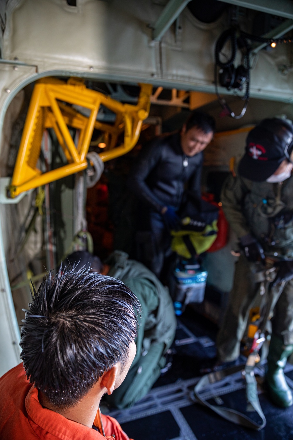 Japan Maritime Self-Defense Force Air Rescue Squadron 71 conducts search, rescue exercise