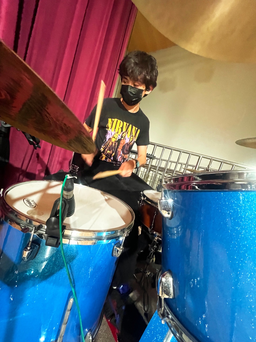 Youth drummer sets sights on Korean entertainment