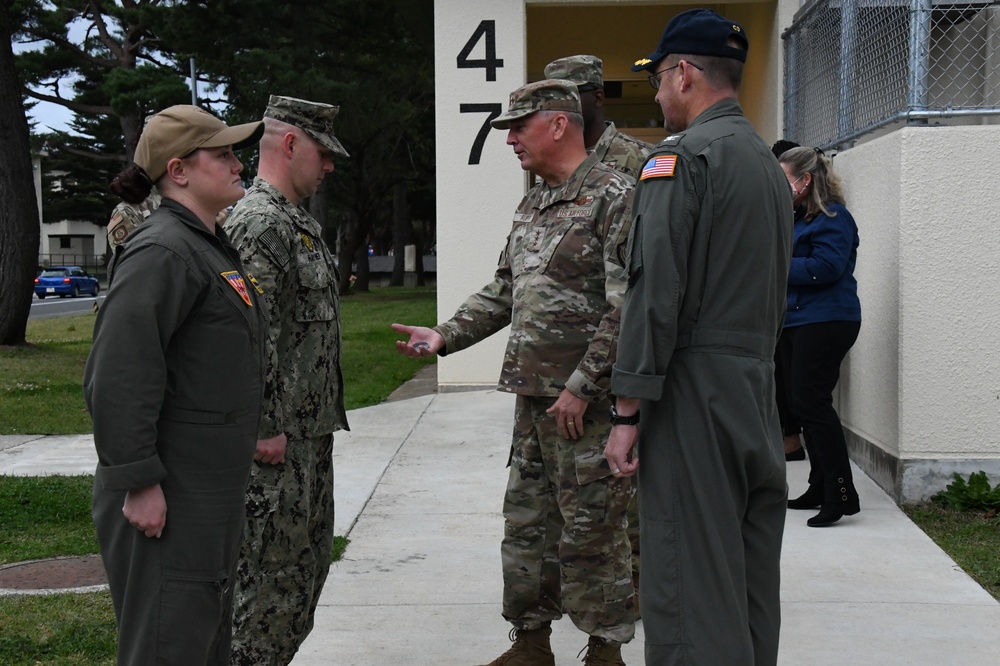 NAF Misawa Sailors Meet with Air Force General