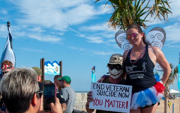 NMCPHC Sailor Leads Warrior Hike in Virginia Beach