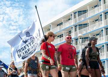 NMCPHC Sailor Leads Warrior Hike in Virginia Beach