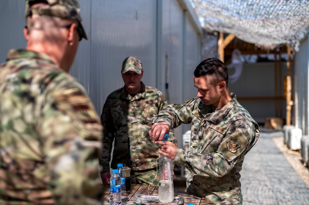 Chief meets with 332nd EMDG Airmen