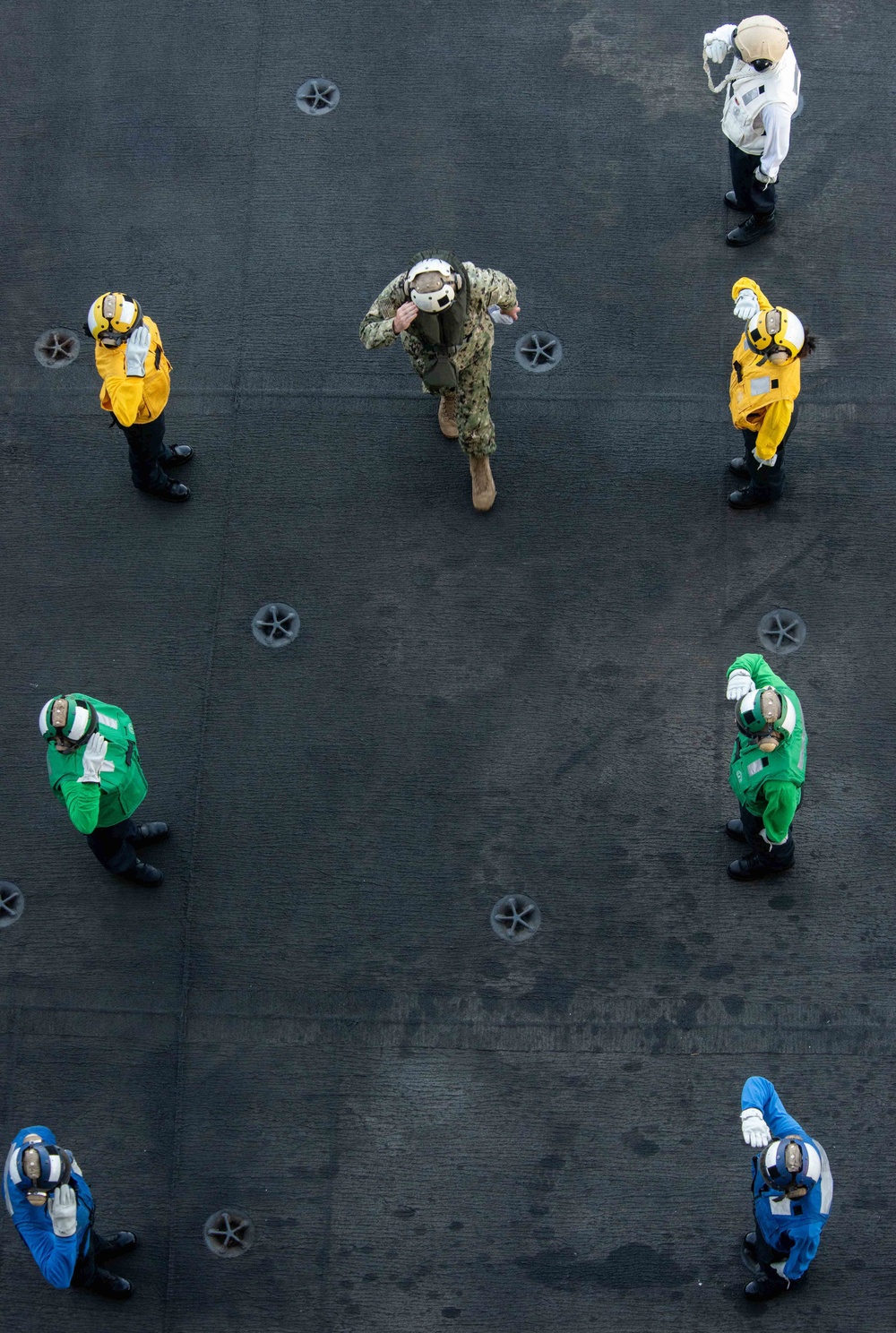 USS Ronald Reagan (CVN 76) Admiral Arrival