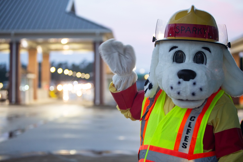 Camp Lejeune Fire and Emergency Services Division kickoff Fire Prevention Week at Wilson Gate