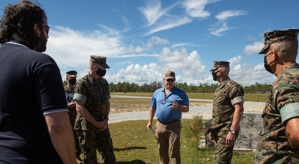 MCICOM Tours Marine Corps Base Camp Lejeune Range and Training Area Management