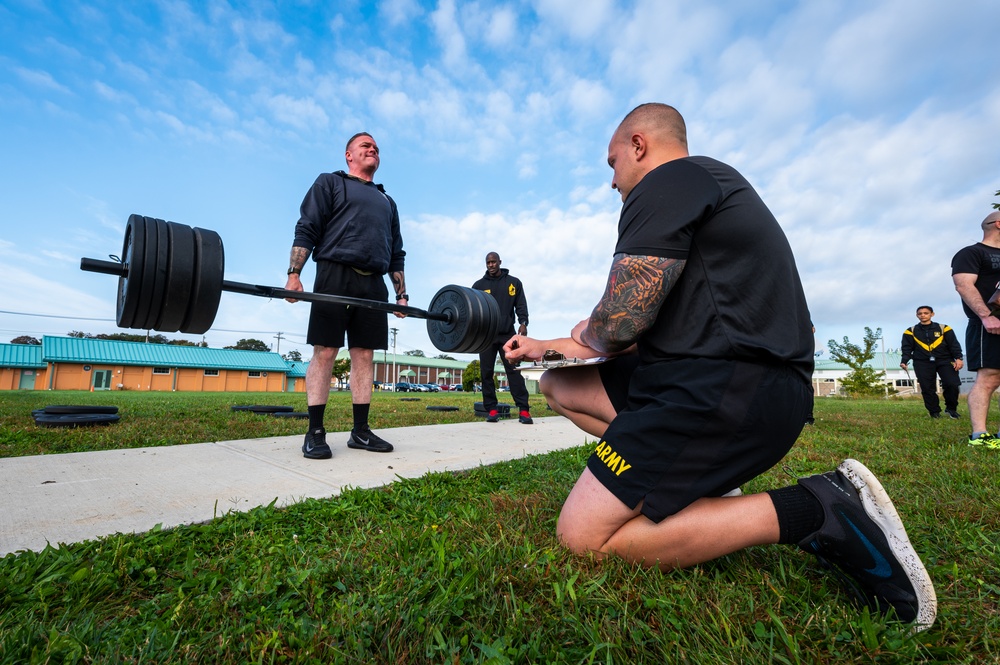 Master Fitness Trainers grade Senior NCO ACFT
