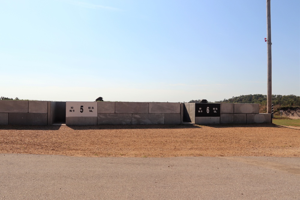 Live-fire shooting range improvements at Fort McCoy