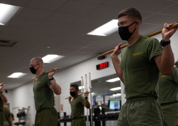SMMC visits Camp Geiger to observe IMC perform the Strength Power Assessment