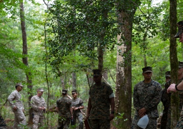 SMMC visits Camp Geiger to observe IMC perform the Strength Power Assessment