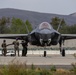 F-35s hot-pit refuel at MCAS Camp Pendleton