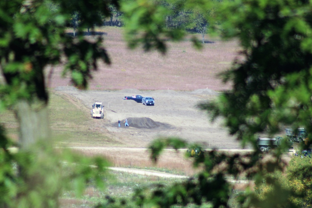 New range training area being built near Range 4 at Fort McCoy