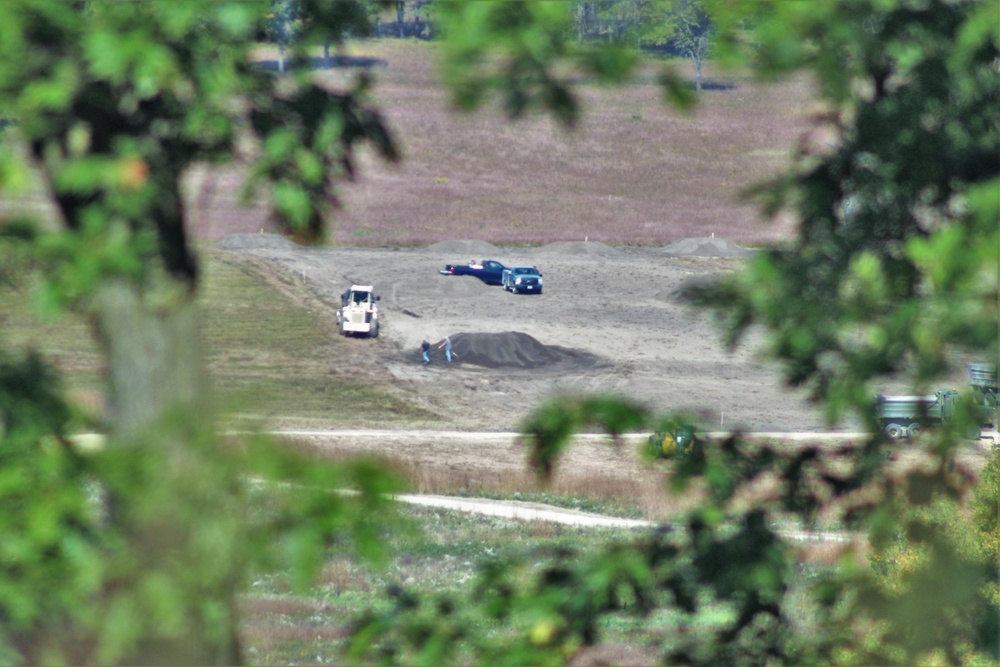 New range training area being built near Range 4 at Fort McCoy