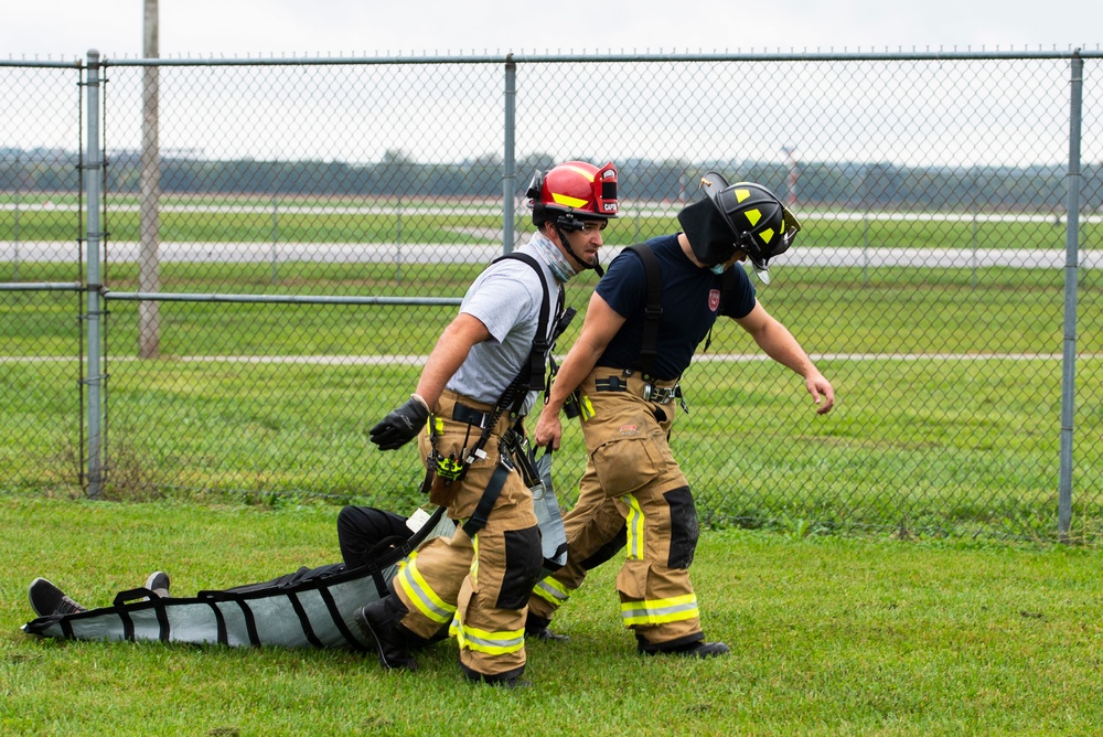 Wright-Patt Holds Aircraft Crash Exercise