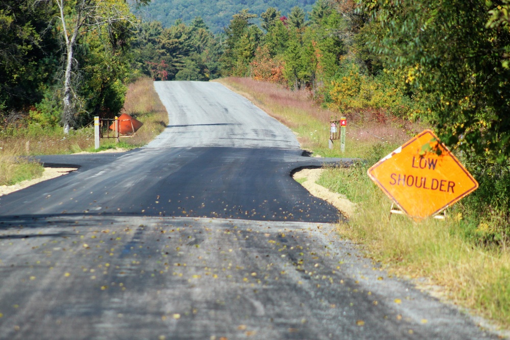 Fort McCoy range road improvements completed