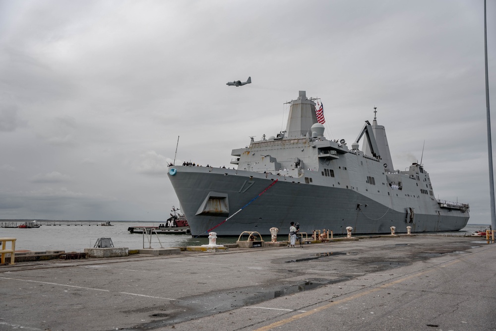 USS San Antonio Returns Home from Deployment