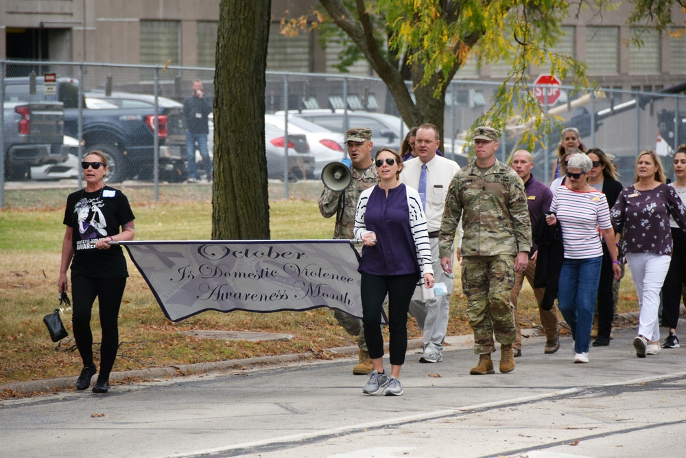 Arsenal conducts Domestic Violence Awareness March
