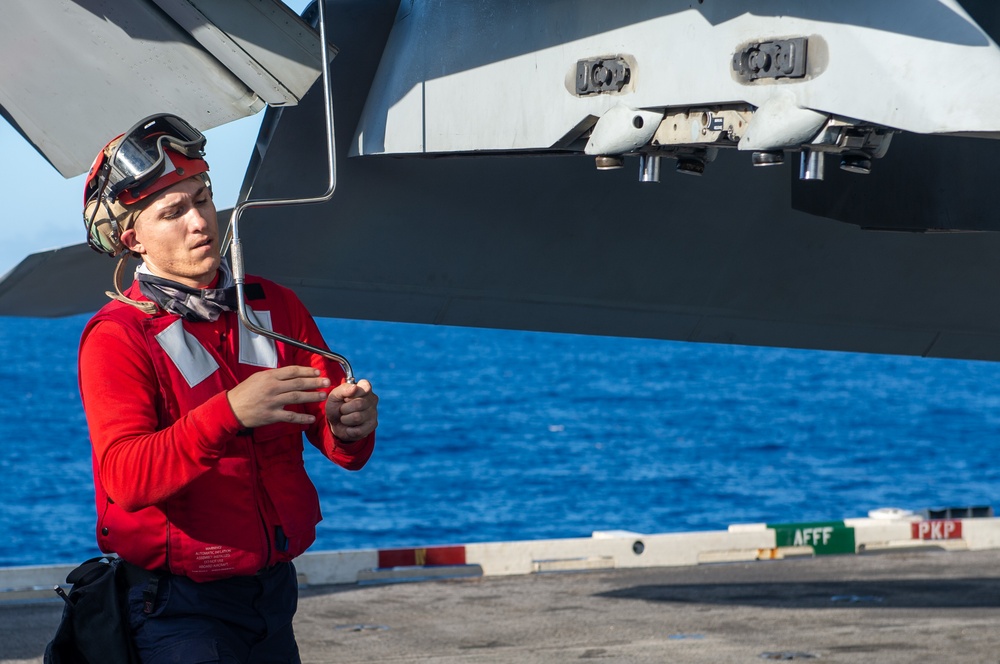 Truman is conducting readiness training in the Atlantic Ocean in preparation for future operations.