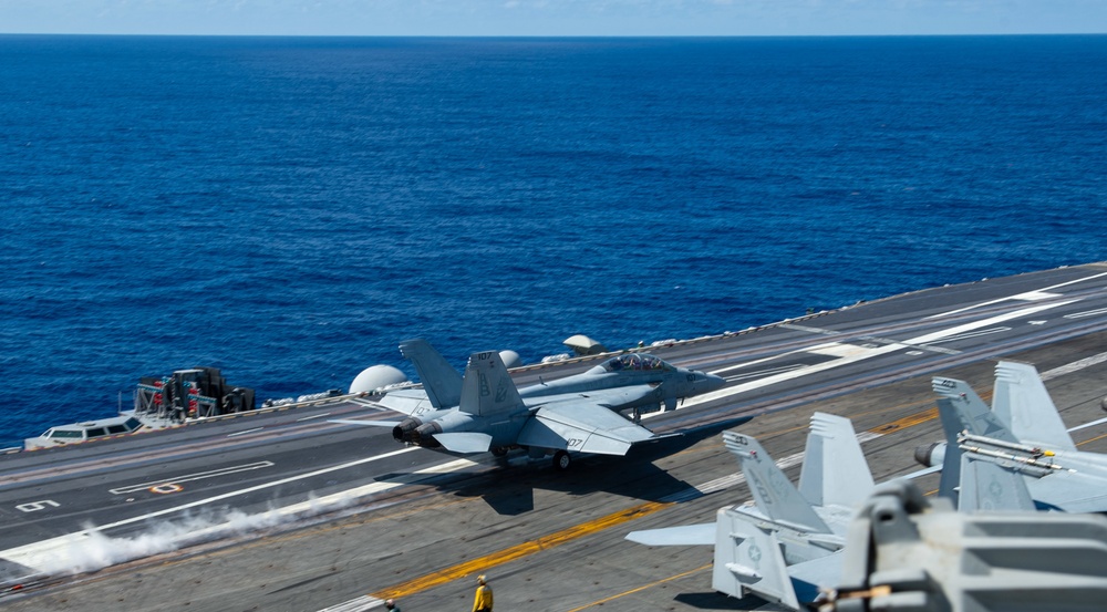 Truman is conducting readiness training in the Atlantic Ocean in preparation for future operations.