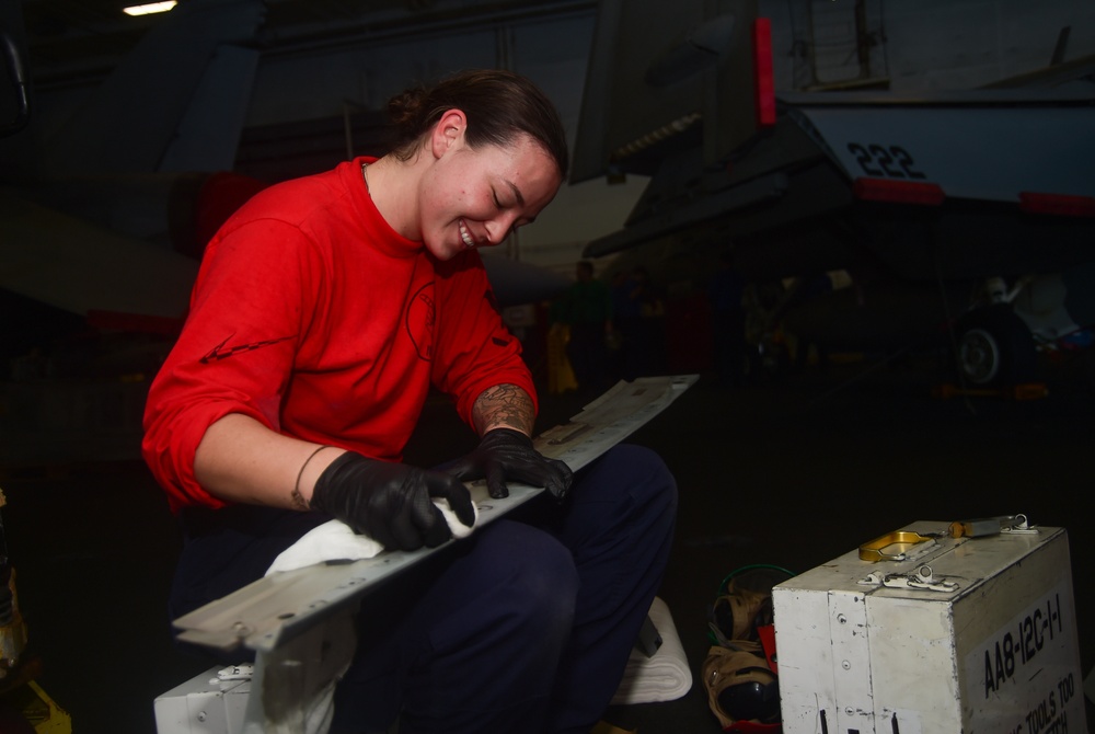 Truman is conducting readiness training in the Atlantic Ocean in preparation for future operations.