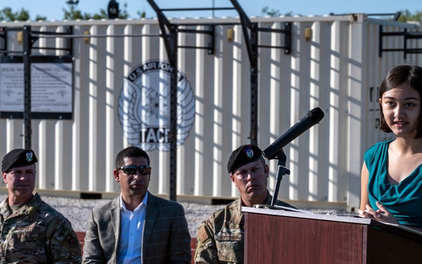 SWTW dedicates new tactical training facility to fallen special wafare Airman