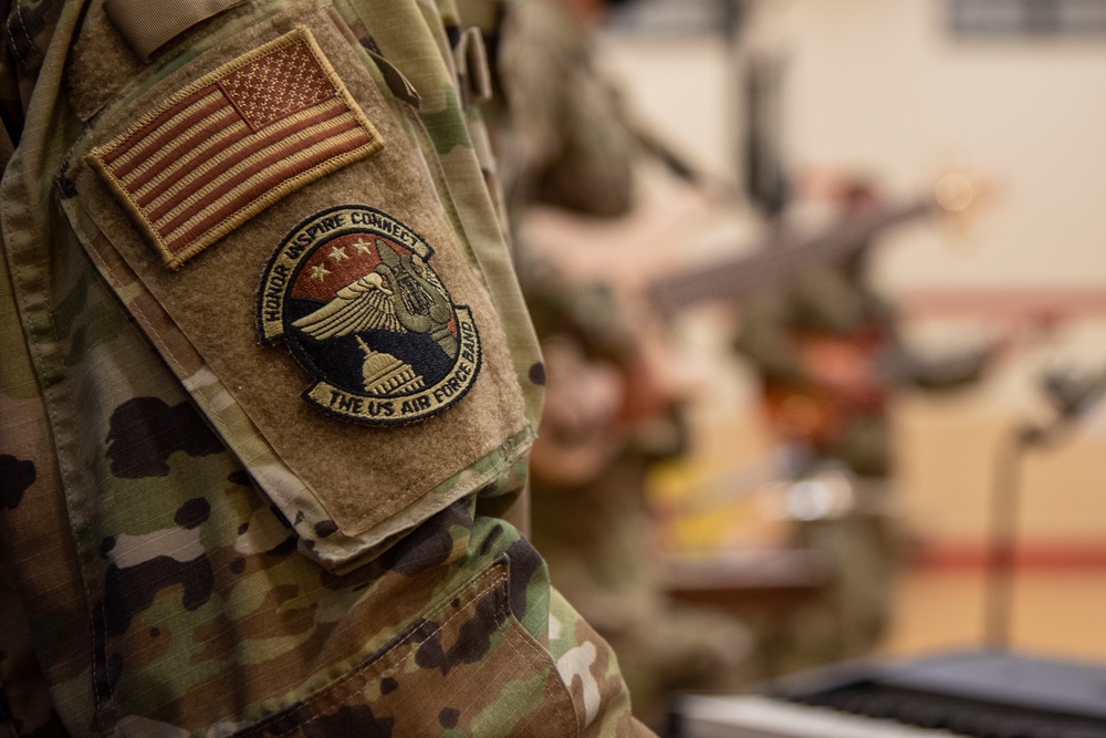 Air Force Band for members of Task Force Liberty