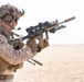 Charlie Co, BLT 1/1 machine gun range in Kuwait