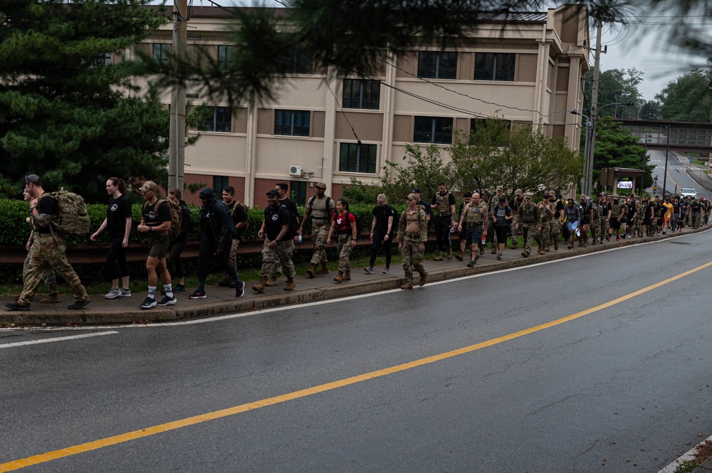 51st Security Forces memorial ruck march