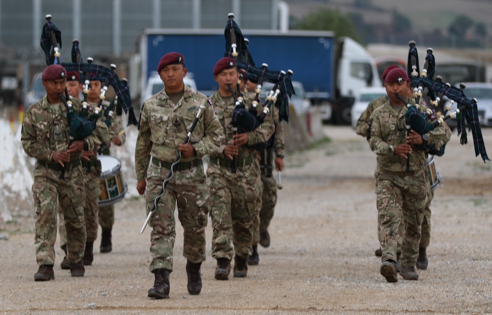 Regional Command - East holds farewell ceremony for British Royal Gurkhas