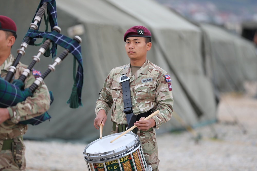 Regional Command - East holds farewell ceremony for British Royal Gurkhas