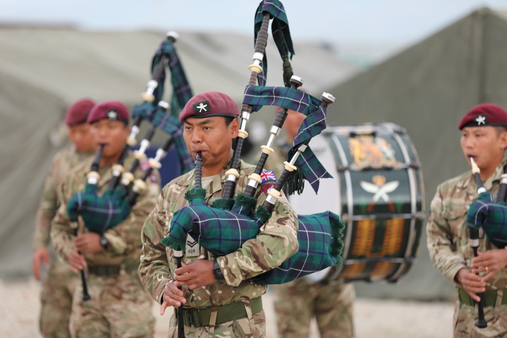 Regional Command - East holds farewell ceremony for British Royal Gurkhas