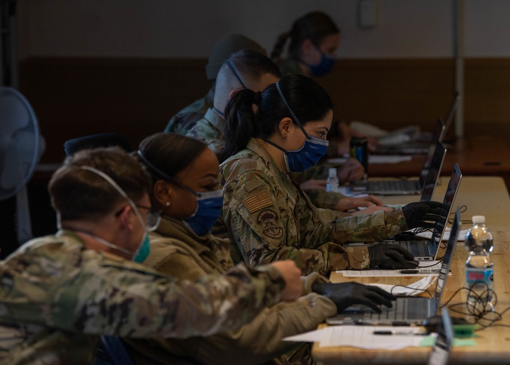 Ramstein administers antigen tests, influenza vaccine to evacuees