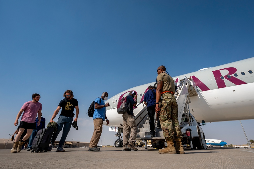 Al Udeid assists American civilians and allies