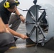 VBAT flight control adjustments aboard USS Portland