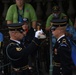 Veterans watch changing of the guard