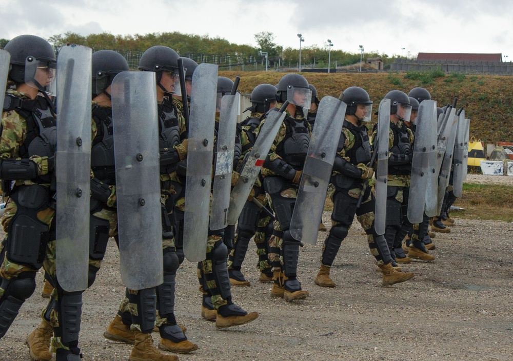 KFOR Regional Command-East Conducts FOM-D Training