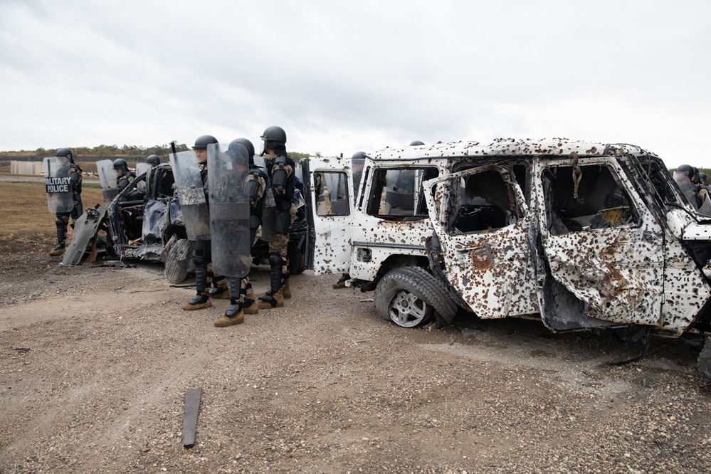 KFOR Regional Command-East Conducts FOM-D Training