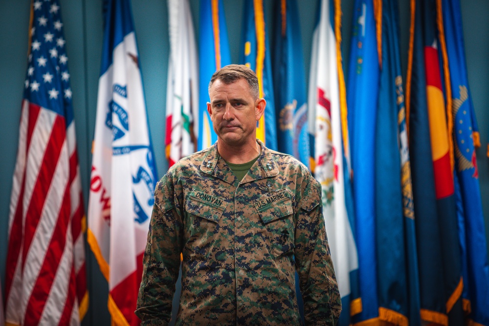 Commanding General of 2d Marine Division Visits Marines at Fort Pickett