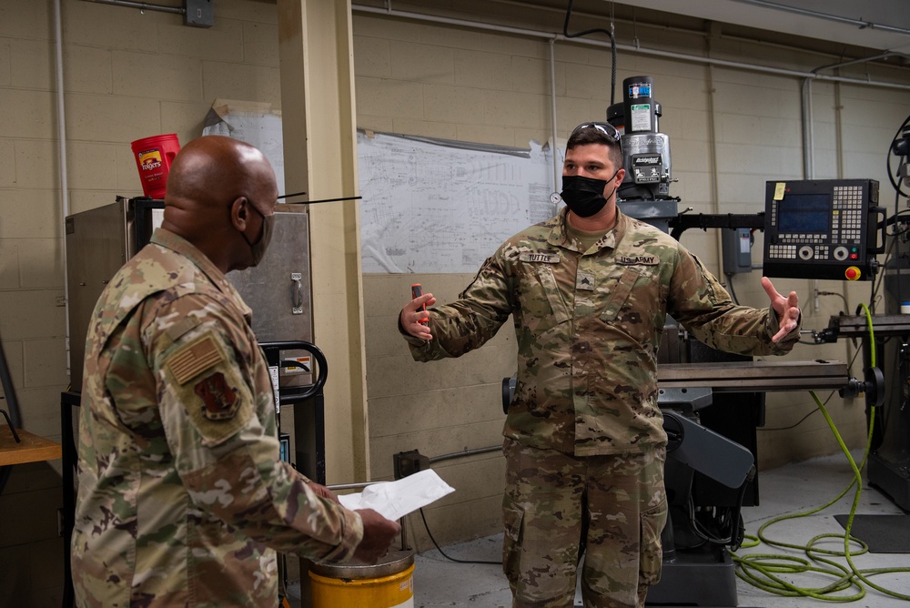 SEA Whitehead visits the Connecticut National Guard