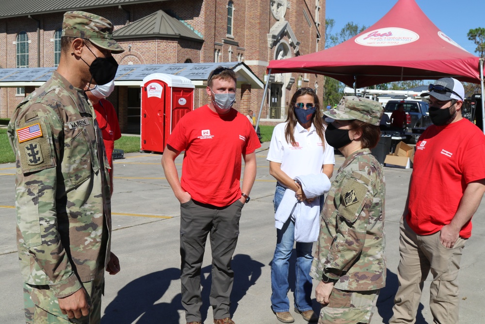 Hurricane Ida: Blue Roof ROE Cut Off, Louisiana