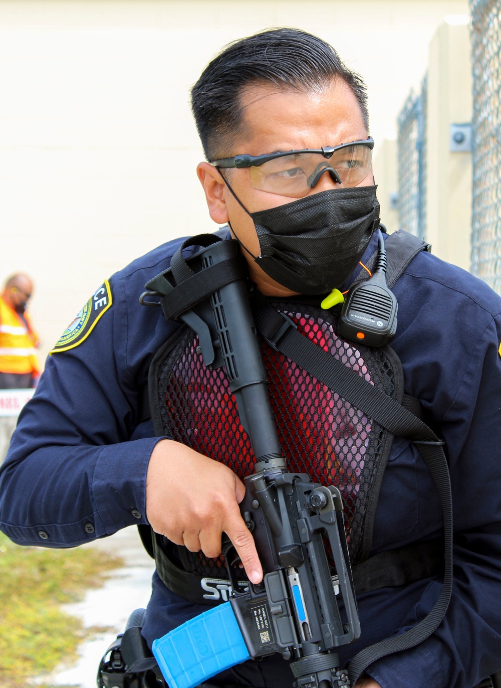 U.S. Naval Base Guam Navy Security Forces Simulate Active Threat Scenario