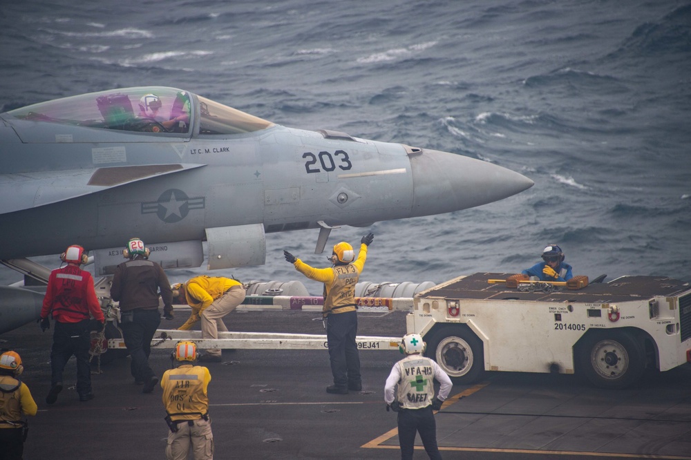 USS Carl Vinson (CVN 70) Conducts Flight Operations