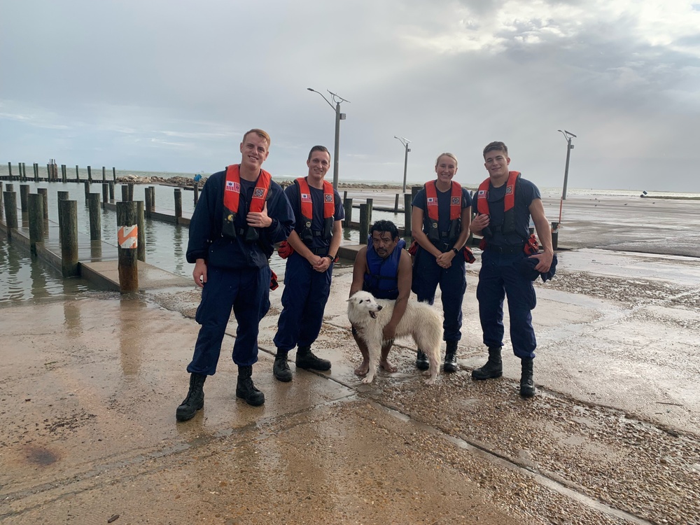 Coast Guard rescues overdue boater, dog near Texas City, Texas