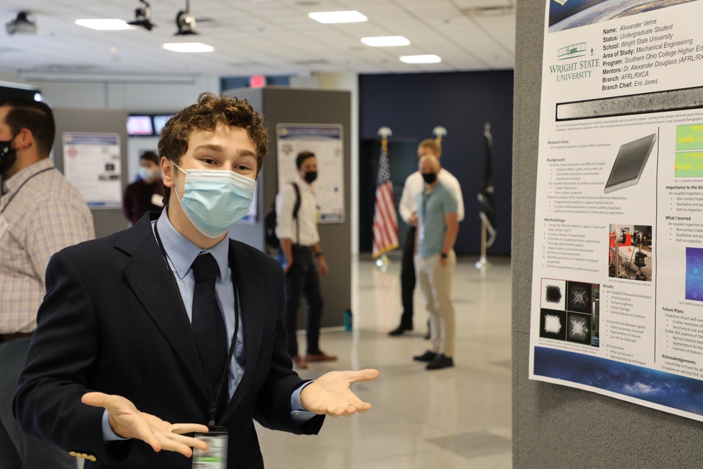 AFRL interns showcase their work in annual poster session at Wright-Patterson