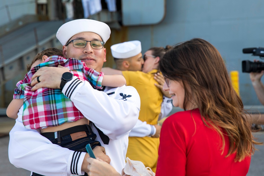USS Iwo Jima Returns to Homeport