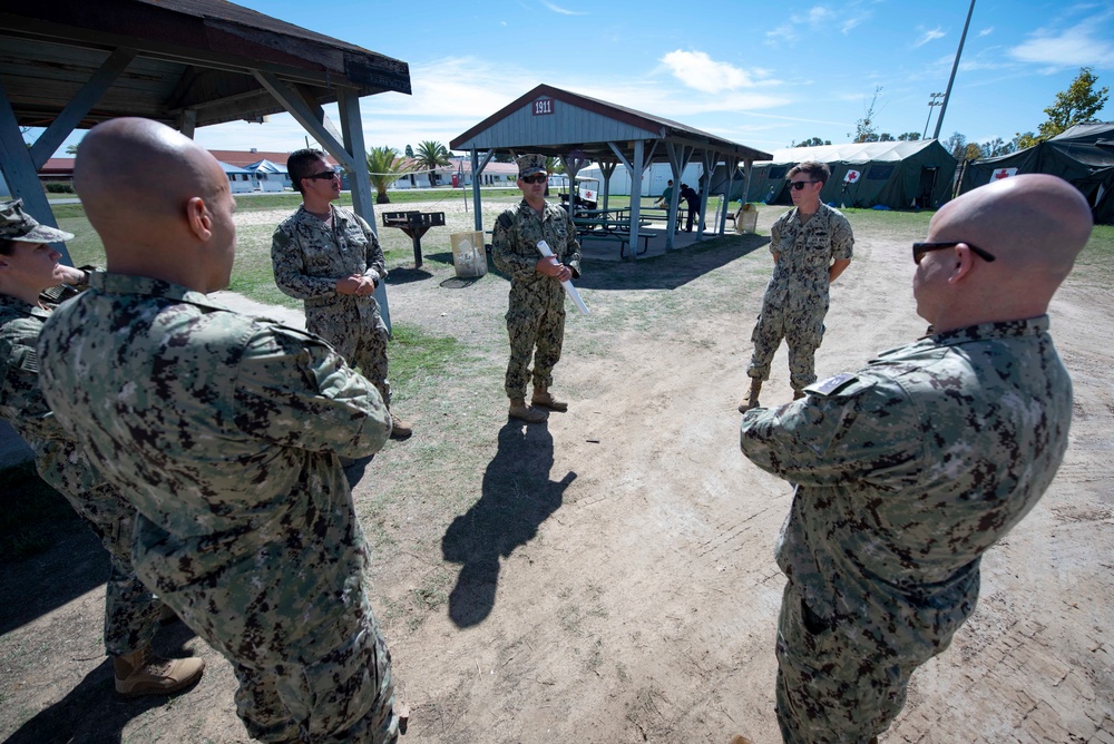 MCPON Russell Smith conducts fleet engagement at Naval Station Rota during Operation Allies Welcome