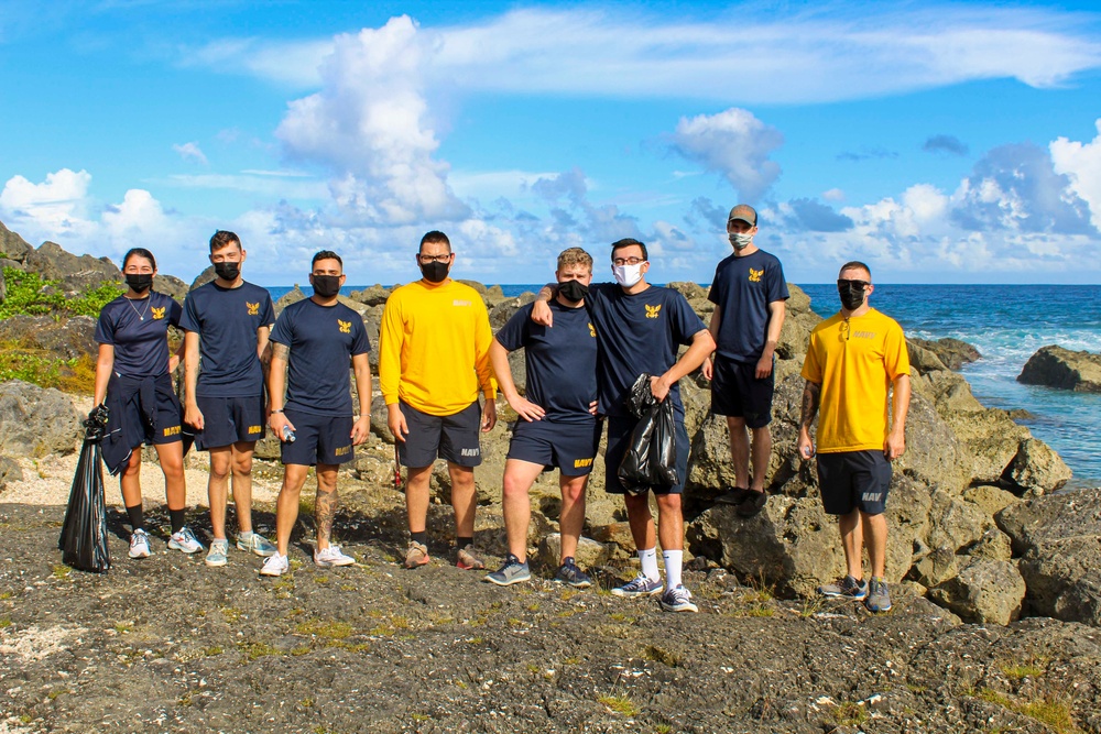 U.S. Naval Base Guam Sailors with Piti Mayor’s Office Clean Up Emerald Valley