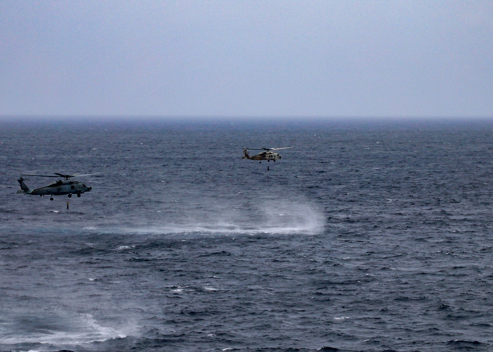 US Navy and JMSDF Helicopter Squadrons Conduct  Bi-lateral Exercises