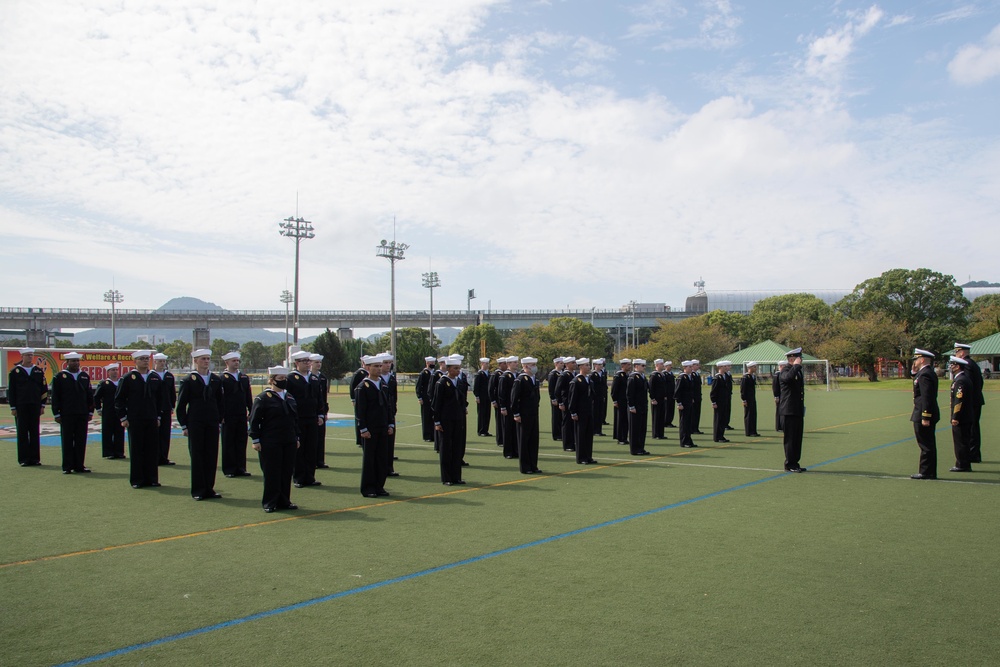 CFAS Security Dress Blue Inspection