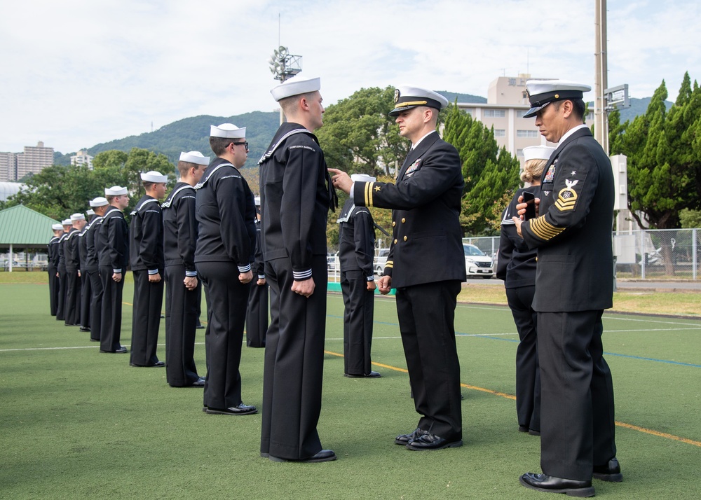 CFAS Security Dress Blue Inspection