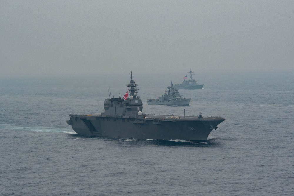 Carl Vinson Carrier Strike Group Participates in MALABAR 2021 with Royal Australian Navy, Indian Navy and JMSDF